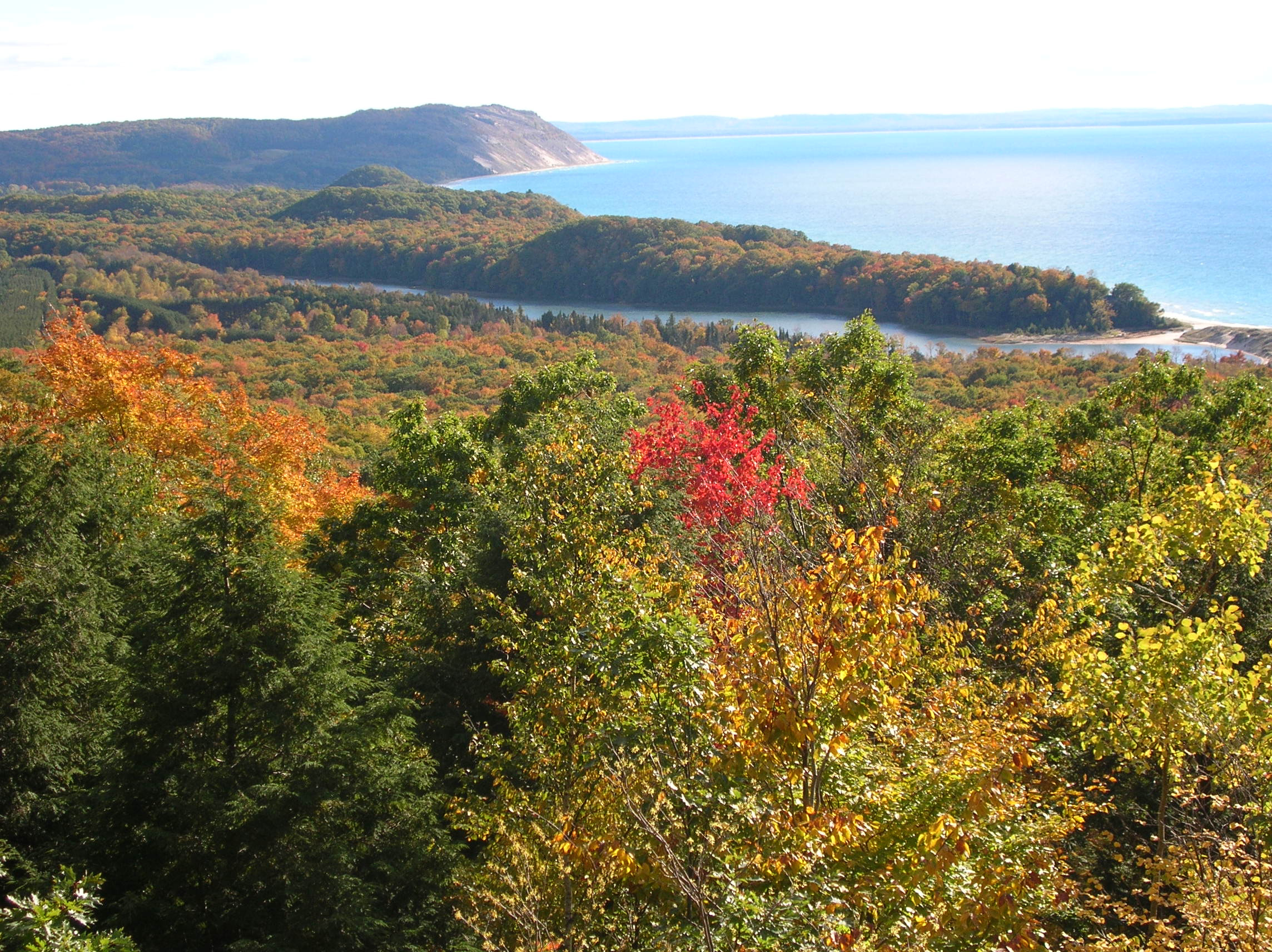 North Bar Lake Overlook Trail, Lake Michigan U.S. Climate Resilience
